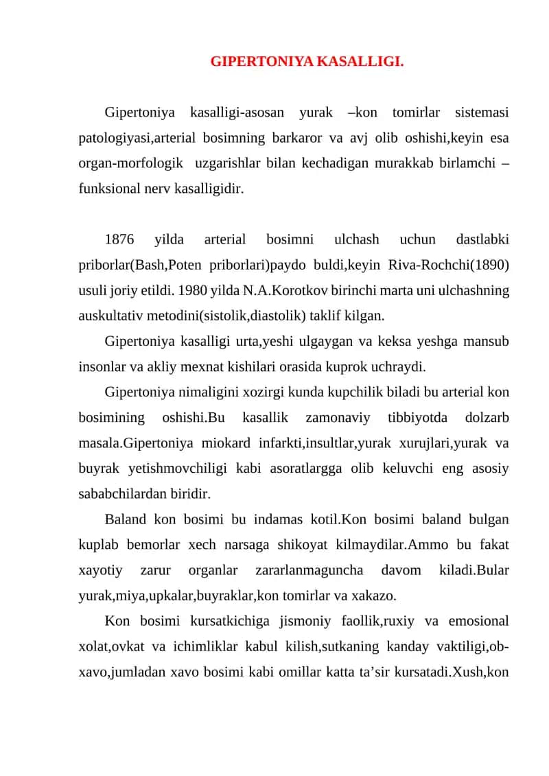 GIPERTONIYA KASALLIGI 1