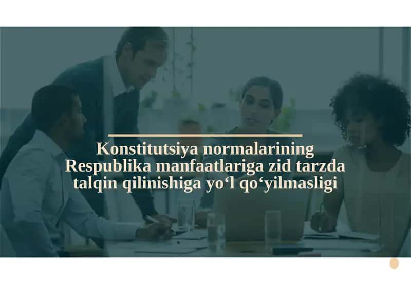 Konstitutsiyaning Respublika manfaatlari​ 1
