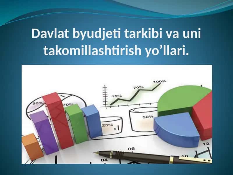 Davlat byudjeti tarkibi va uni takomillashtirish yo’llari 1