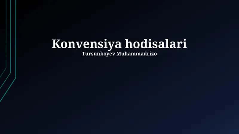 Konvensiya hodisalari 1