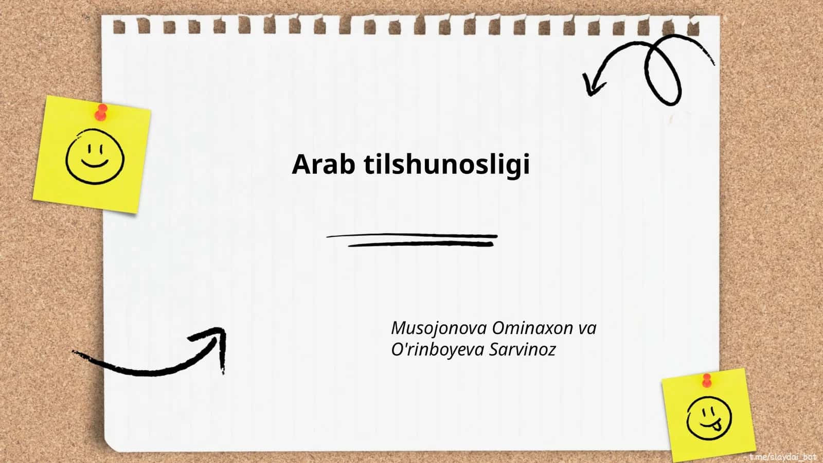 Arab tilshunosligi 1