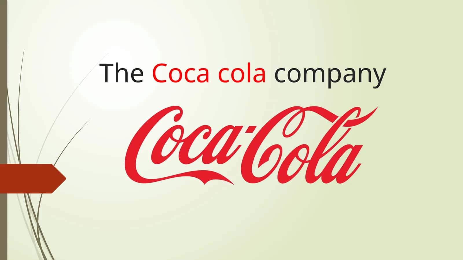 Coca-Cola Mahsulotlarining Tabaqalashtirilishi 1