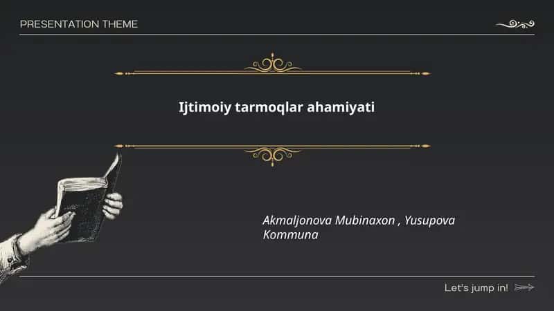 Ijtimoiy tarmoqlar ahamiyati 1