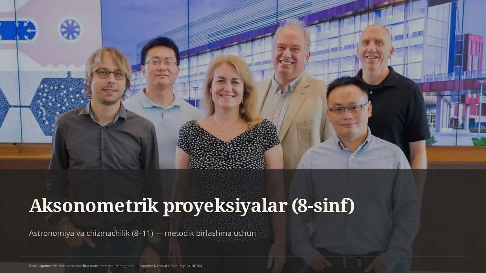 Aksonometrik proyeksiyalar (8-sinf) 1