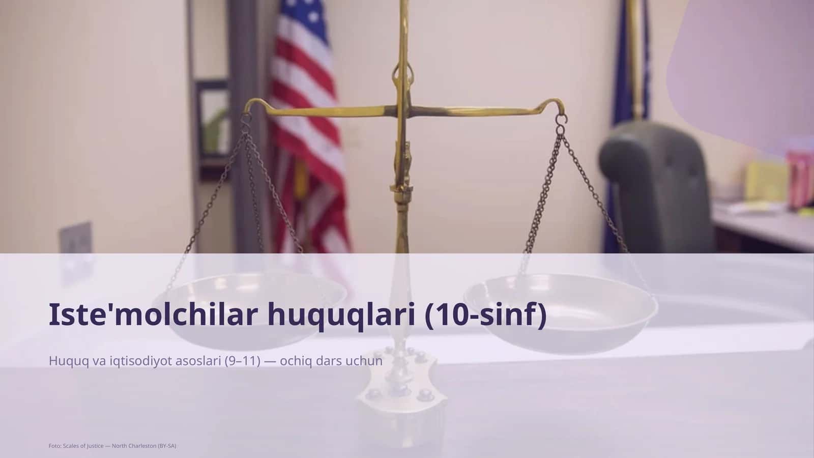 Iste'molchilar huquqlari (10-sinf) 1