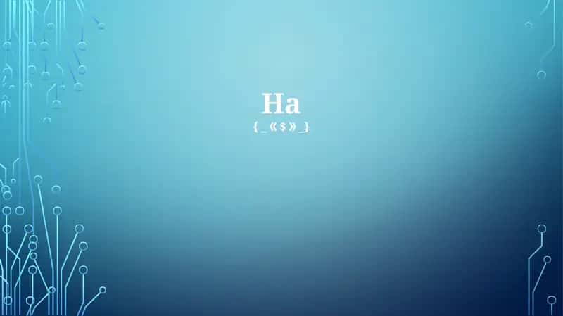 "Ha!" ovozlari 1