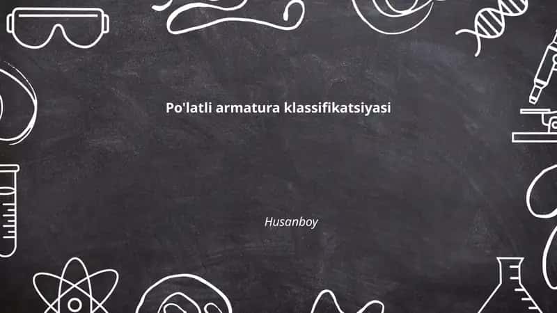Po'latli armatura klassifikatsiyasi 1
