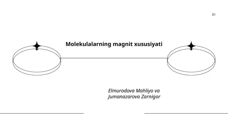 Molekulalarning magnit xususiyati 1