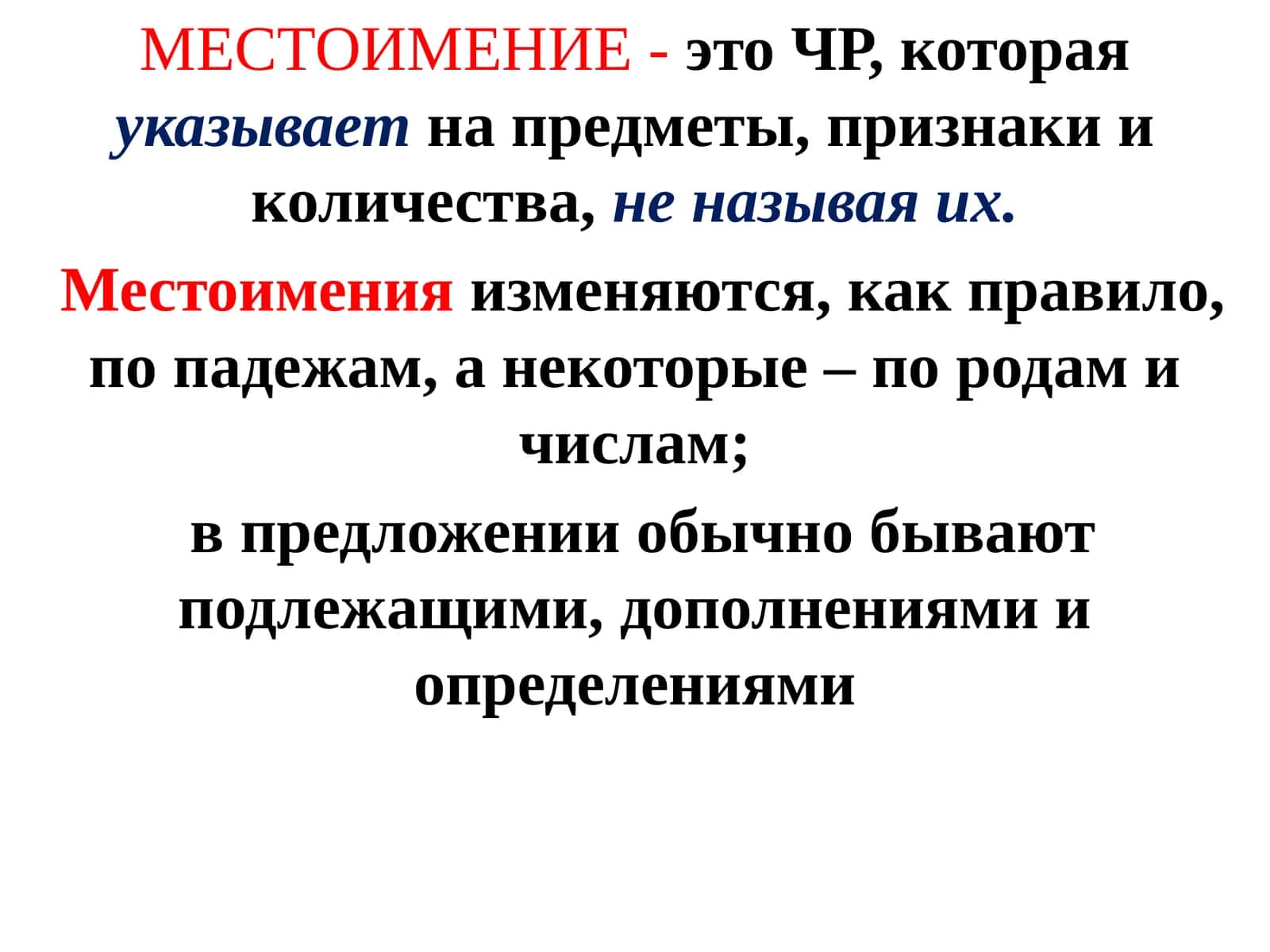 Местоимение 1