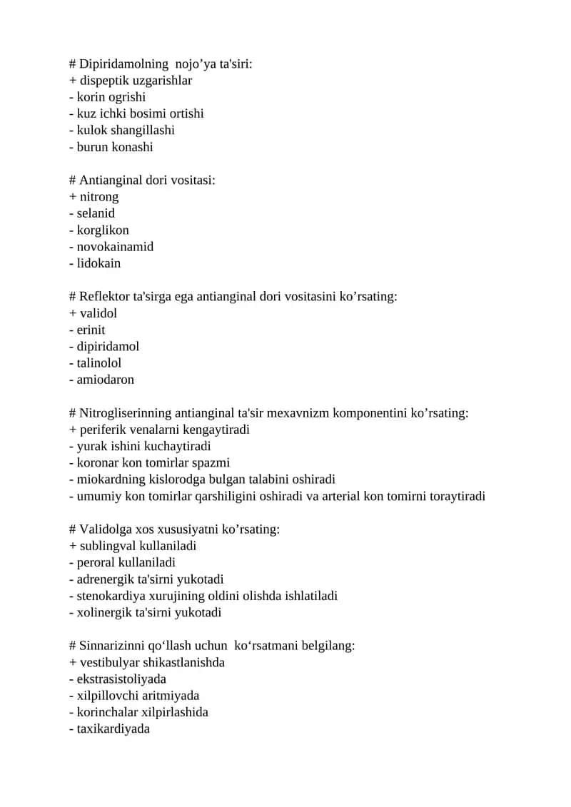 Nitrogliseringa xos xususiyat 1