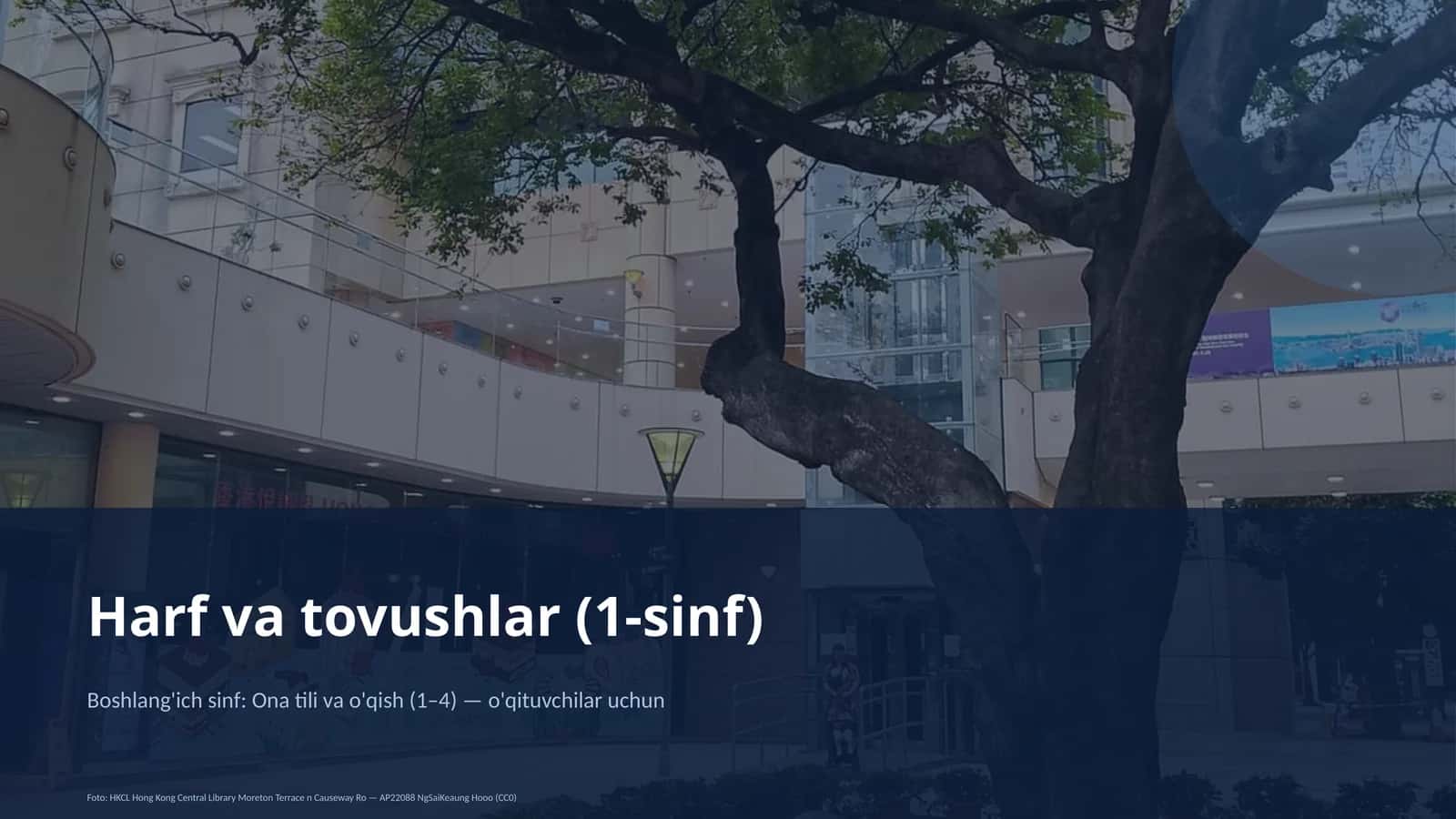 Harf va tovushlar (1-sinf) 1
