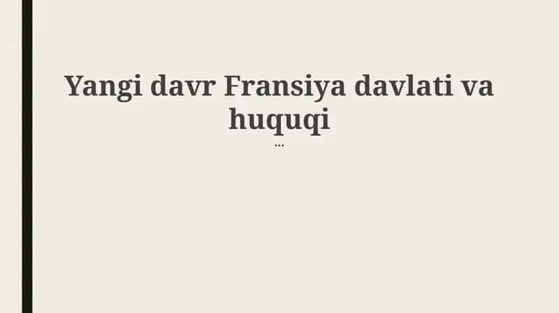 Tarixiy kontekst va konstitutsiyaviy o'zgarishlar 1
