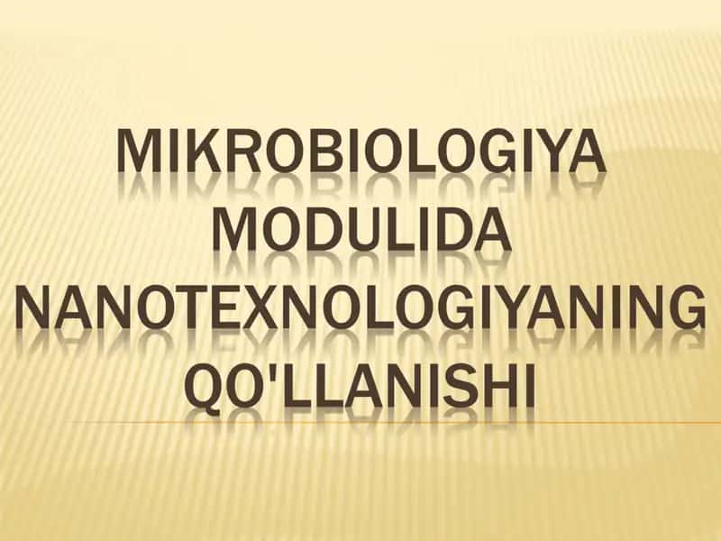 Mikrobiologiya 1