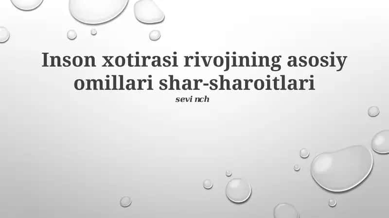 Genetika va Irsiyat 1