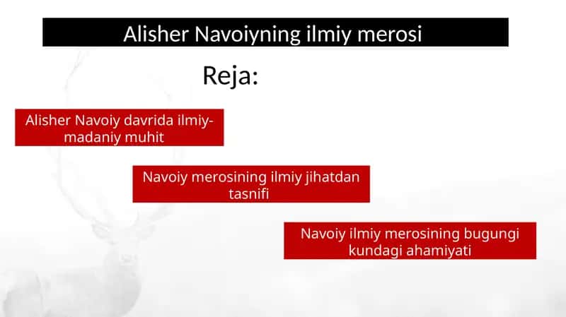 Alisher Navoiyning ilmiy merosi 1