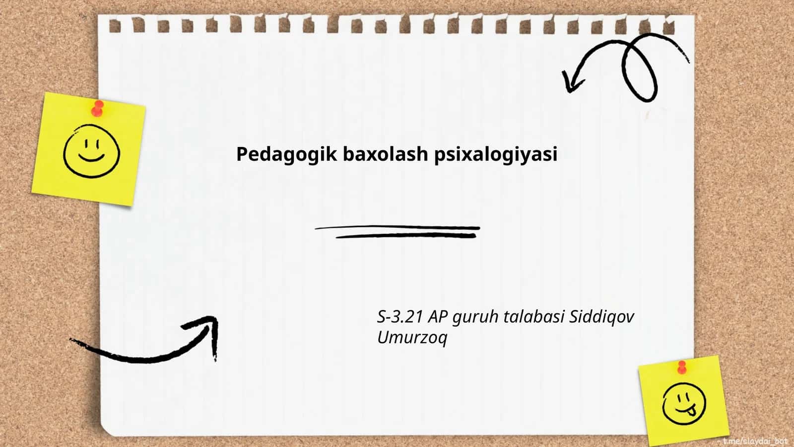 Pedagogik baholashning nazariy asoslari 1