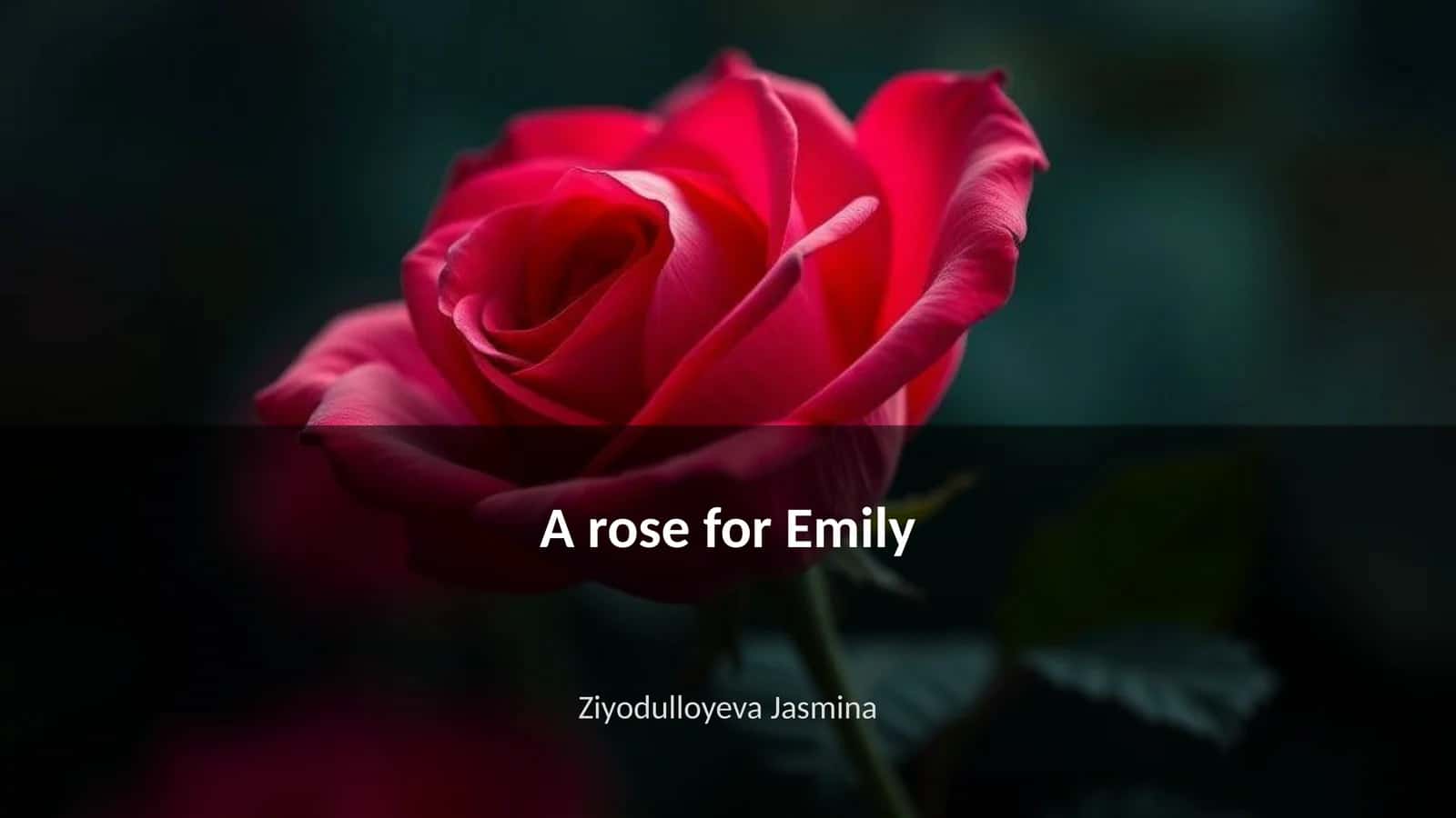 A Rose for Emily 1