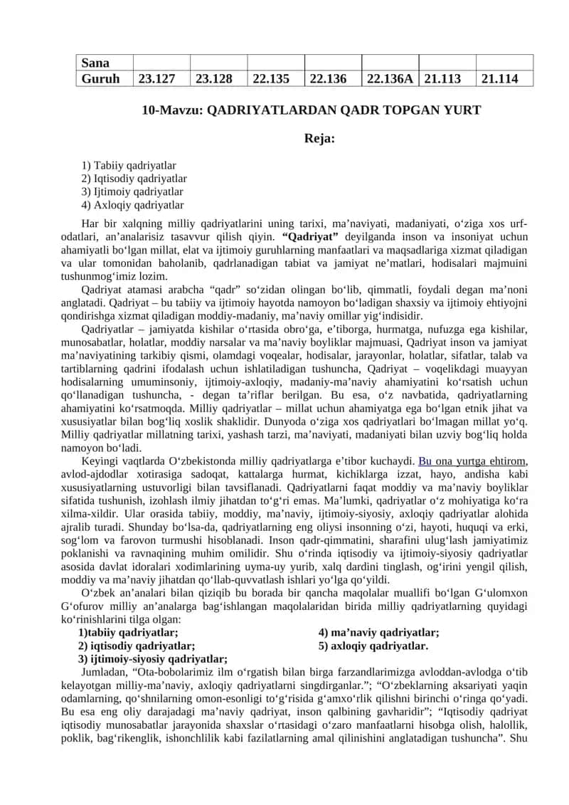 QADRIYATLARDAN QADR TOPGAN YURT 1