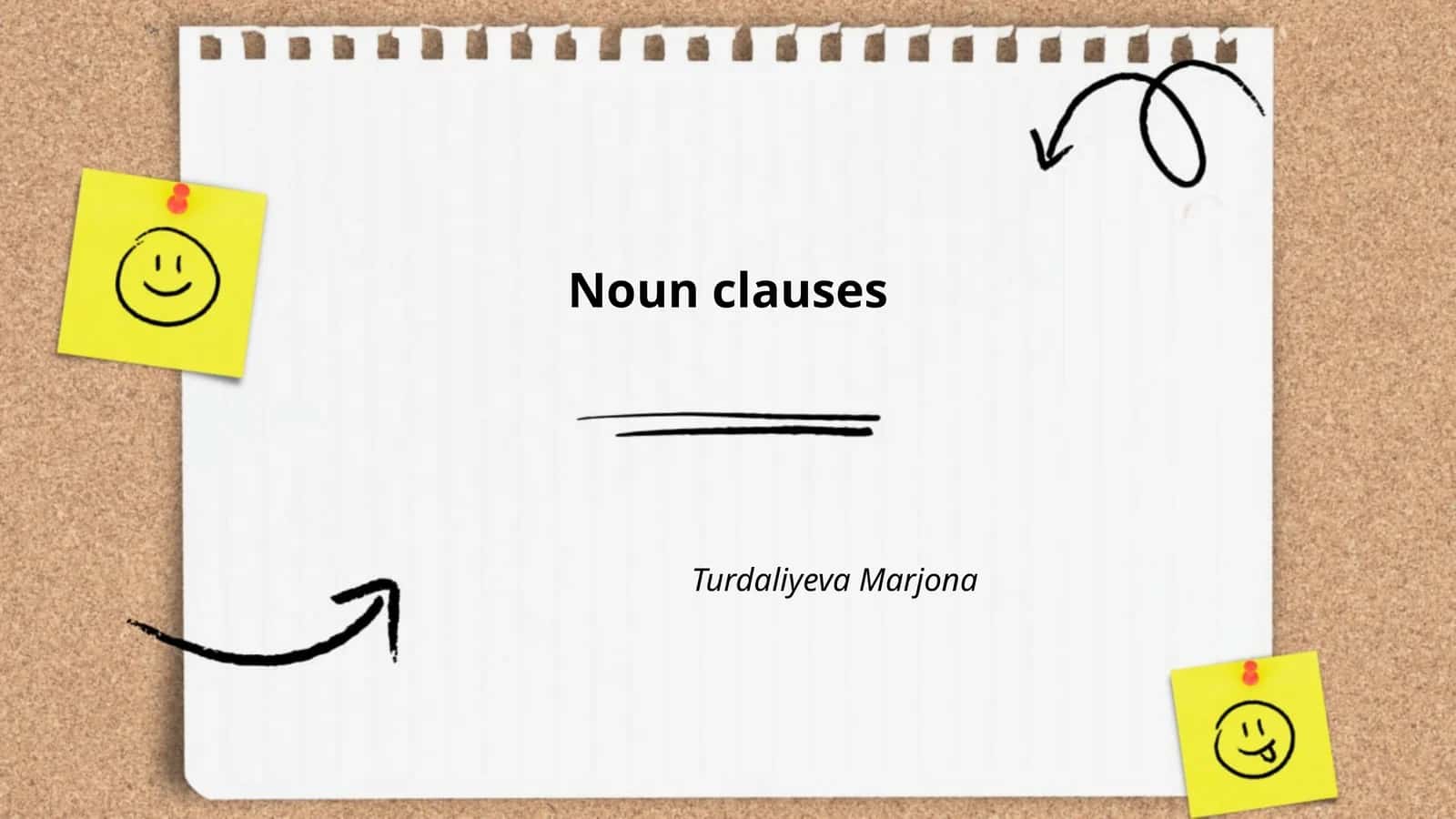 Noun clauses 1