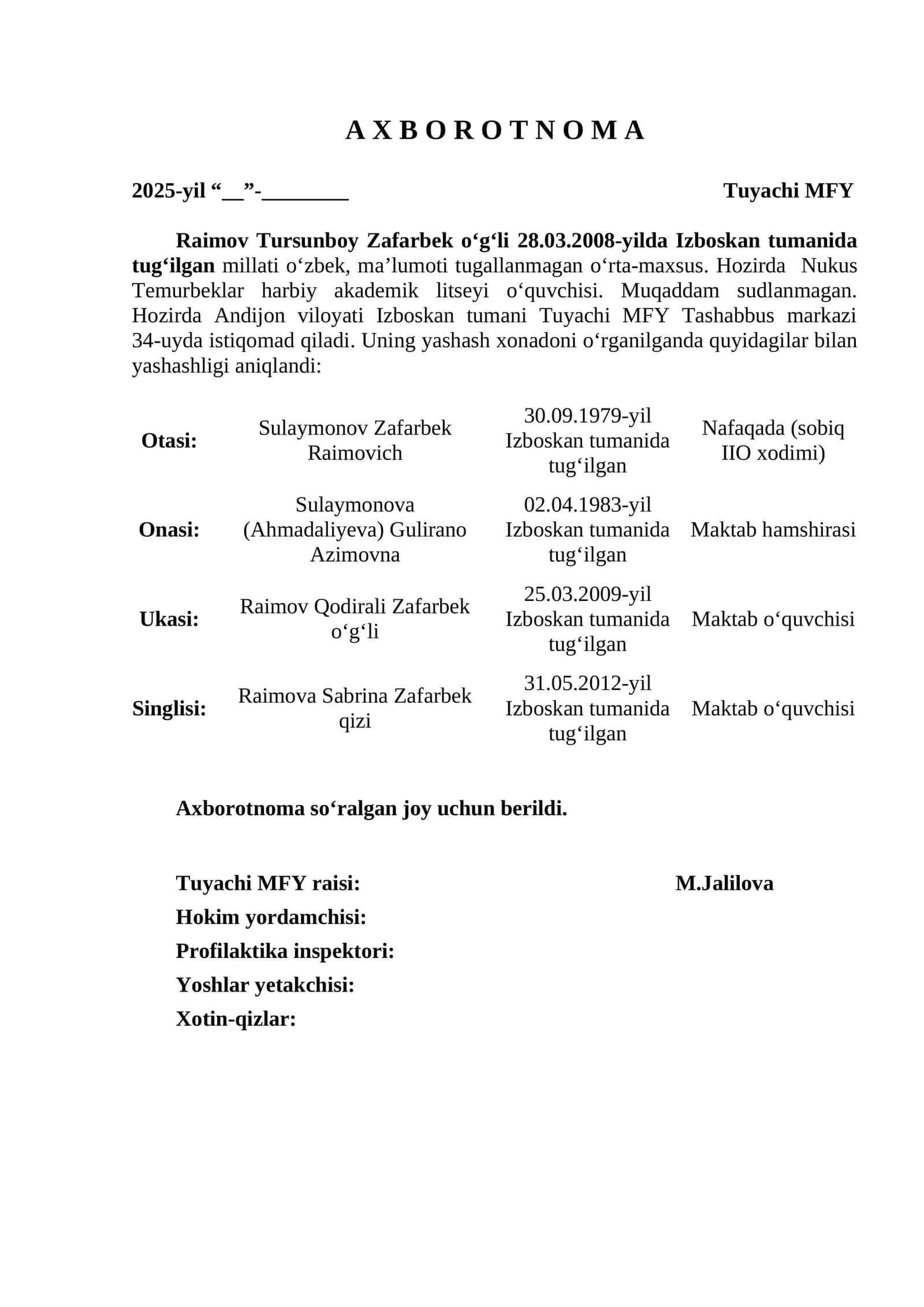 Axborotnoma 1