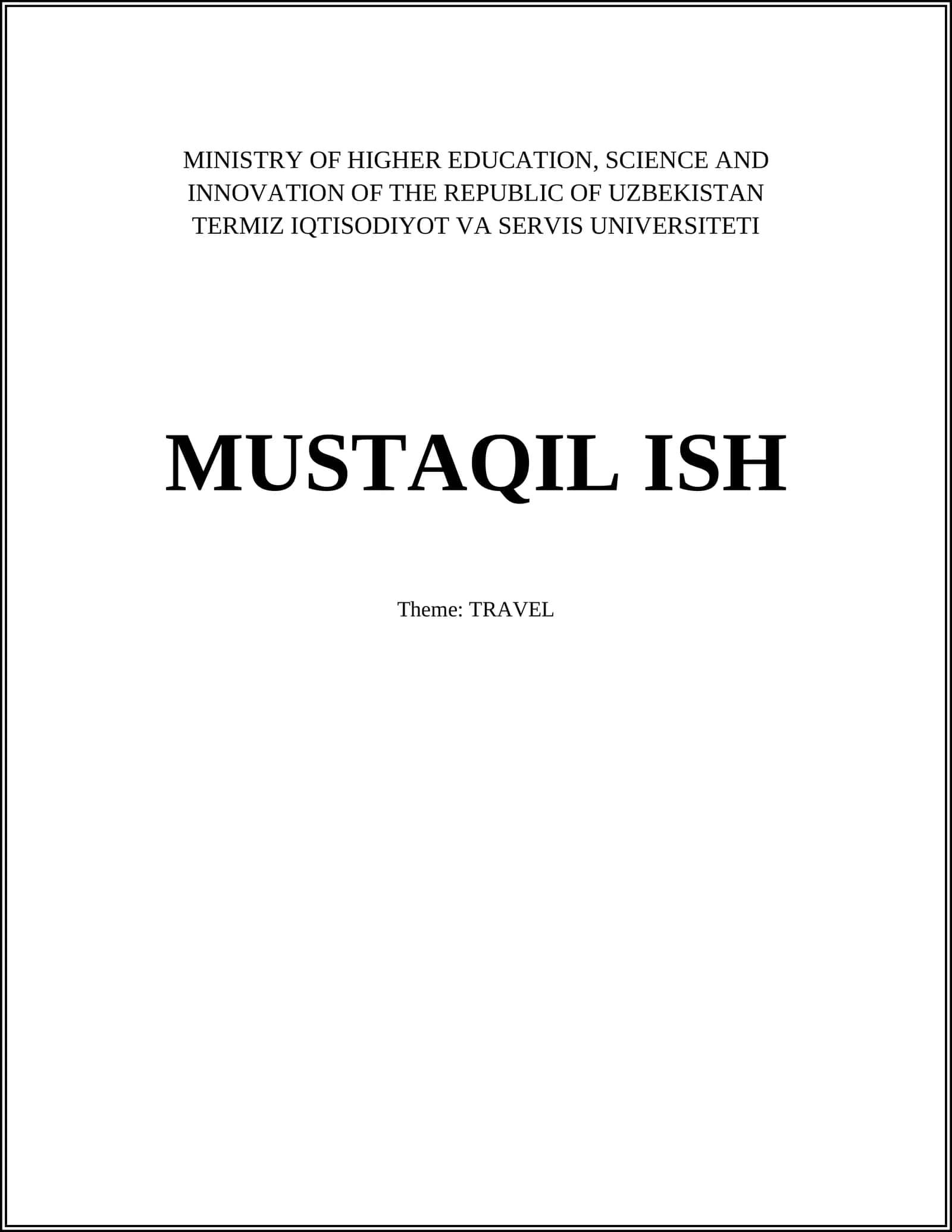 Adventure Travel 1