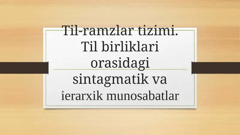 Til-ramzlartizimi 1