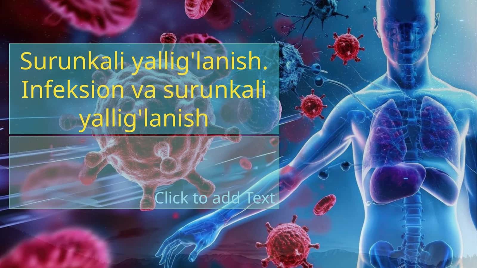 Surunkali yallig'lanish. Infeksion va surunkali yallig'lanish 1