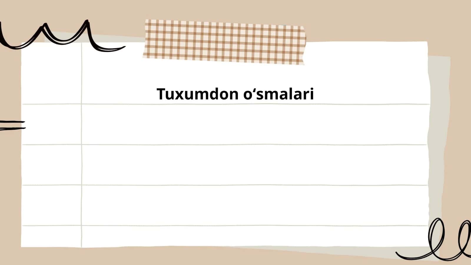 Tuxumdon oʻsmalari 1