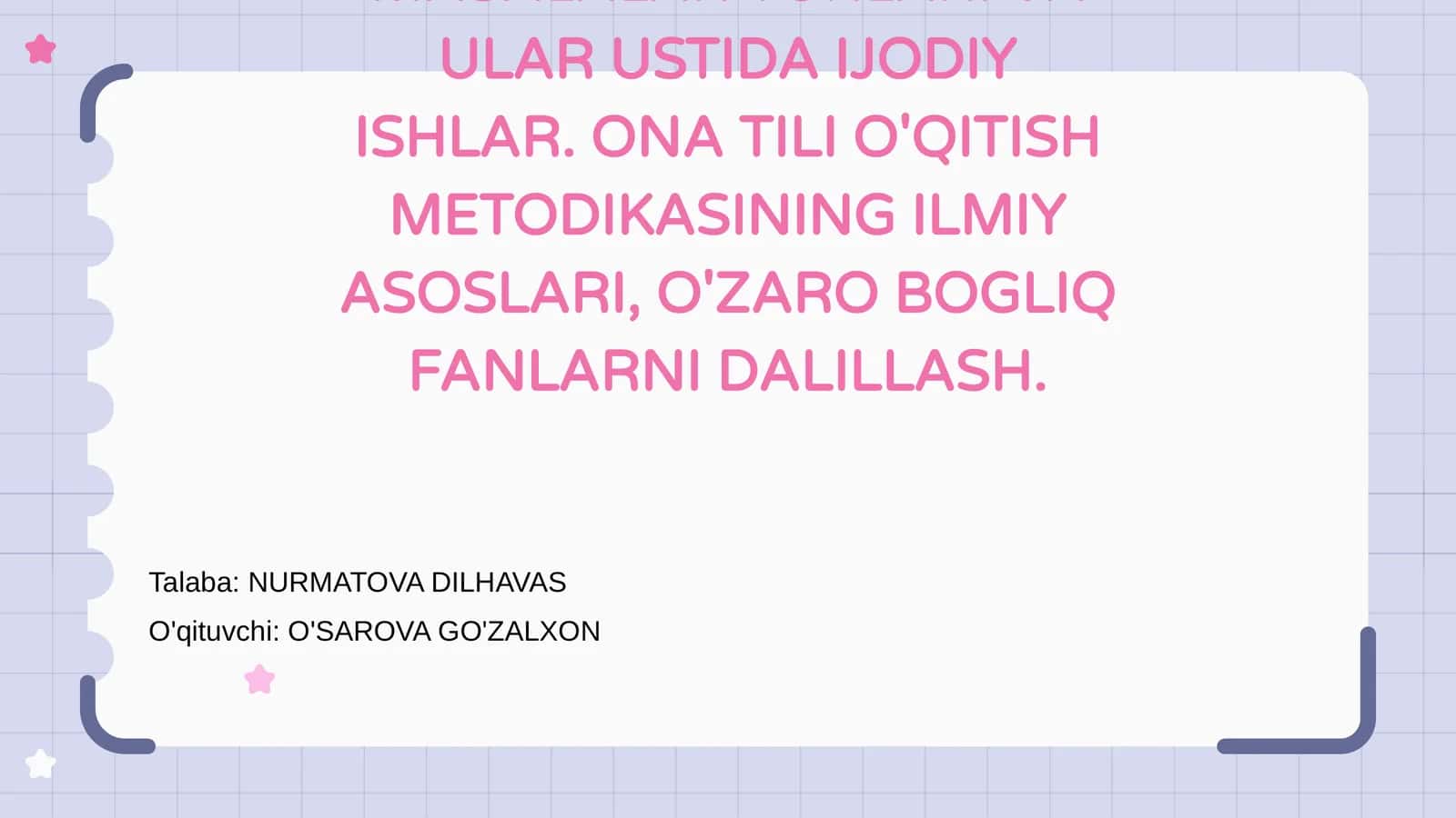 MASALA YECHISHGA O'RGATISH BOSQICHLARI VA UNING MANTIQIY ASOSI 1