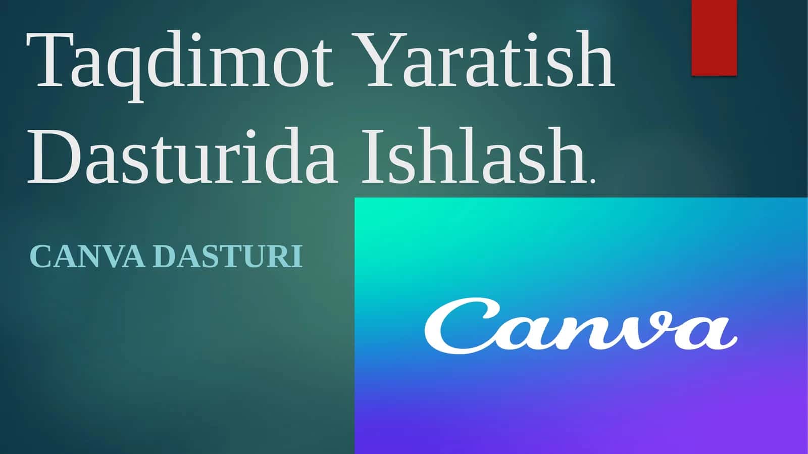 TaqdimotYaratishDasturidaIshlash 1