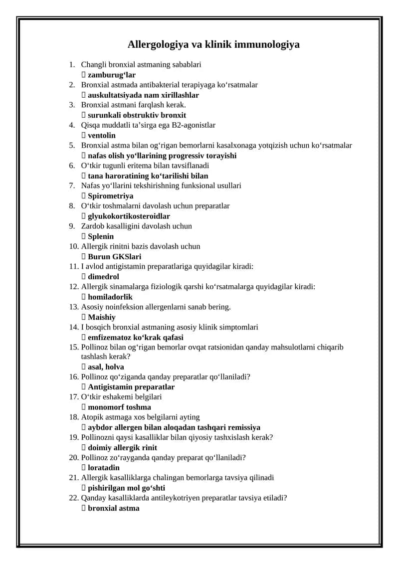 Allergologiya va klinik immunologiya 1