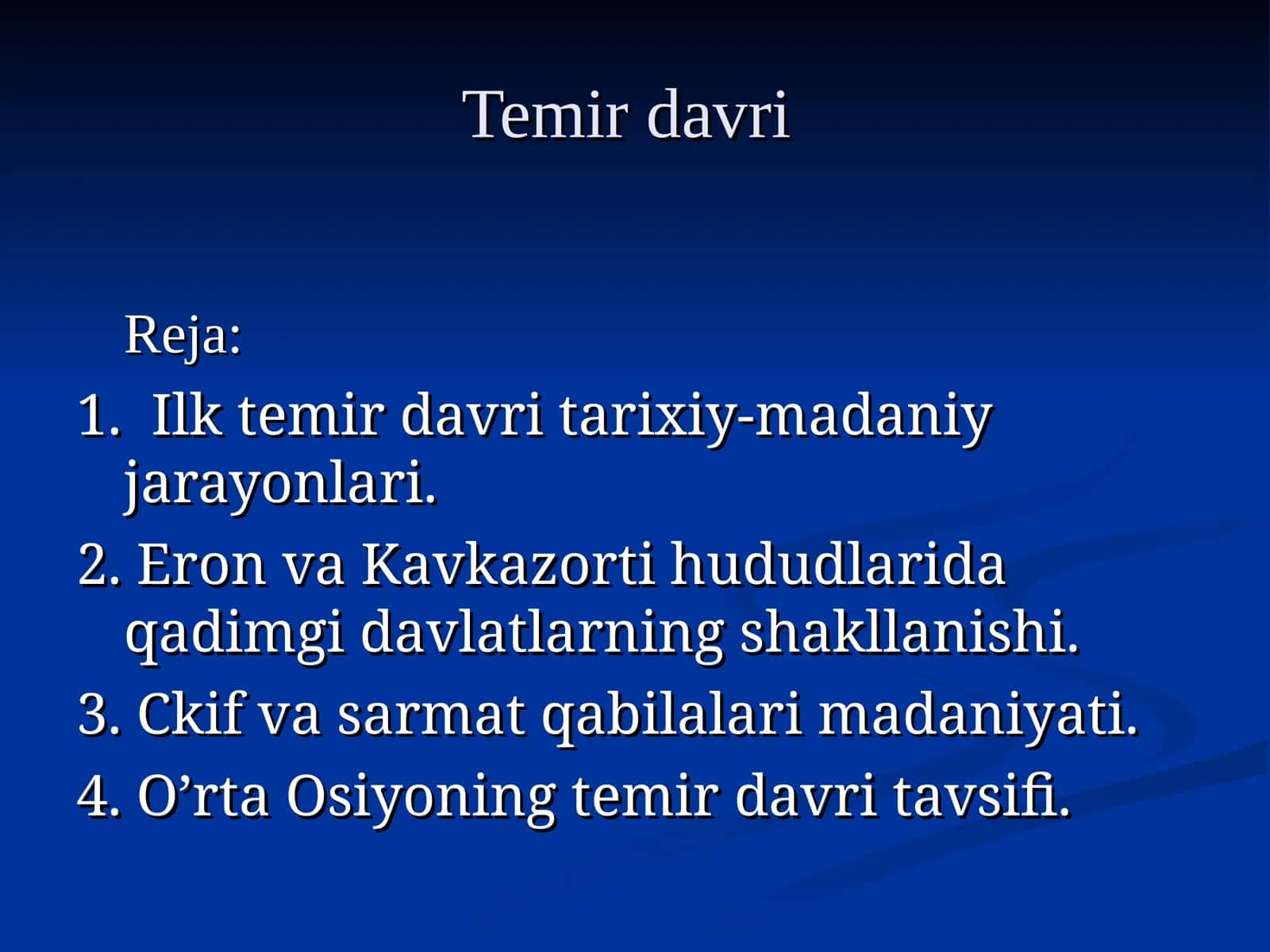 Temir davri 1