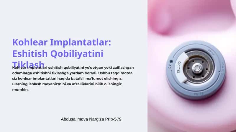 Kohlear Implantatlar 1