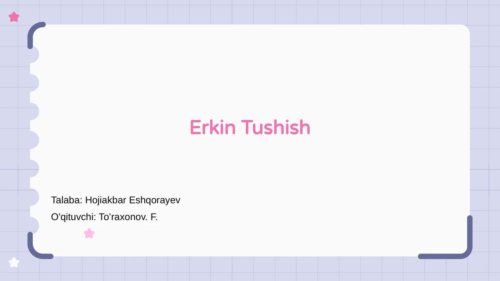 Erkin Tushish 1