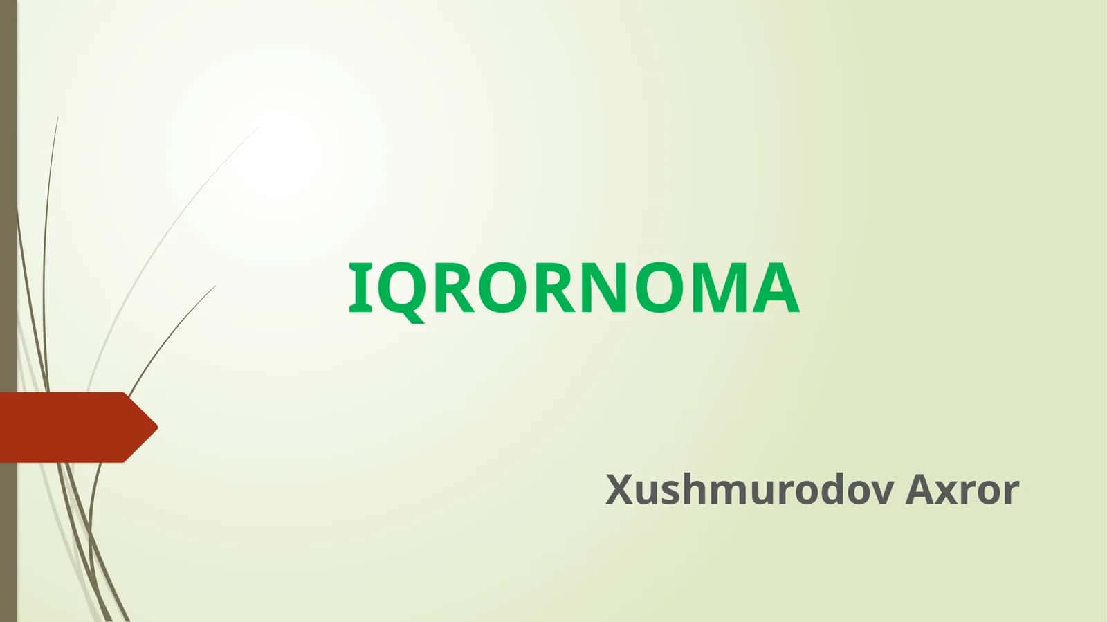 IQRORNOMA 1