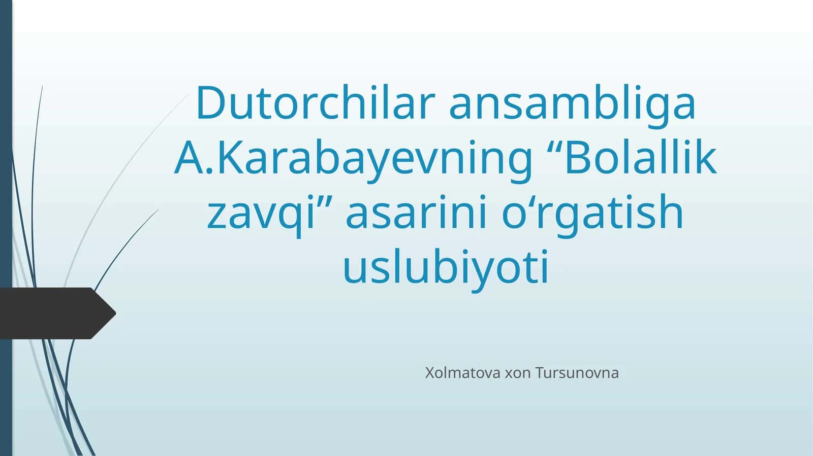 Bolalik zavqi 1
