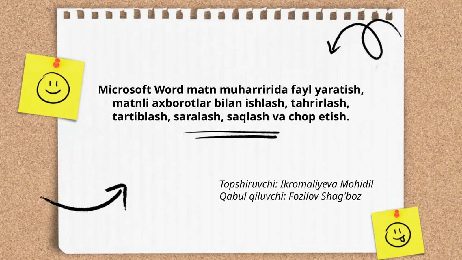 Microsoft Word matn muharriri 1