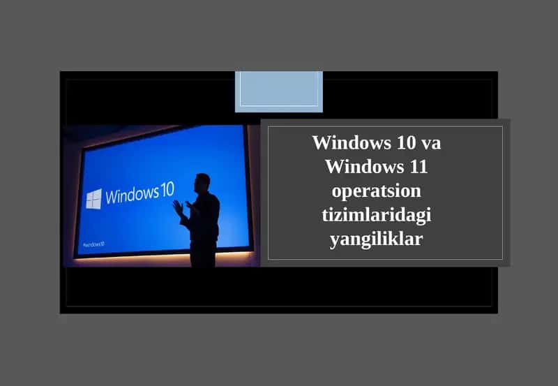 Windows 10 va Windows 11 operatsion tizimlari dagi yangiliklar 1