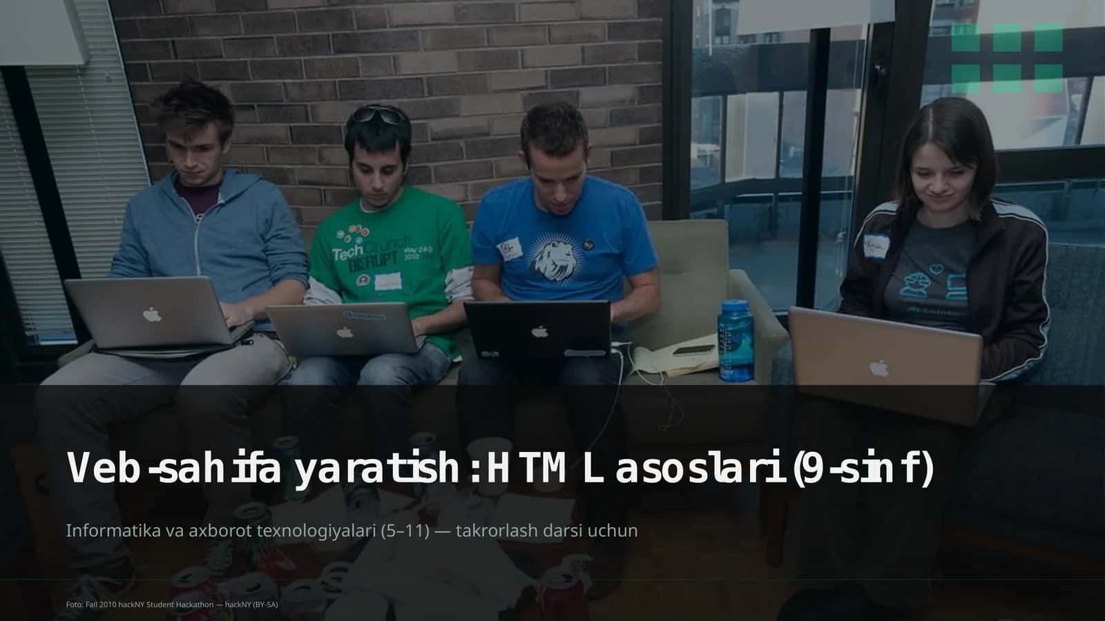 HTML asoslari (9-sinf) 1