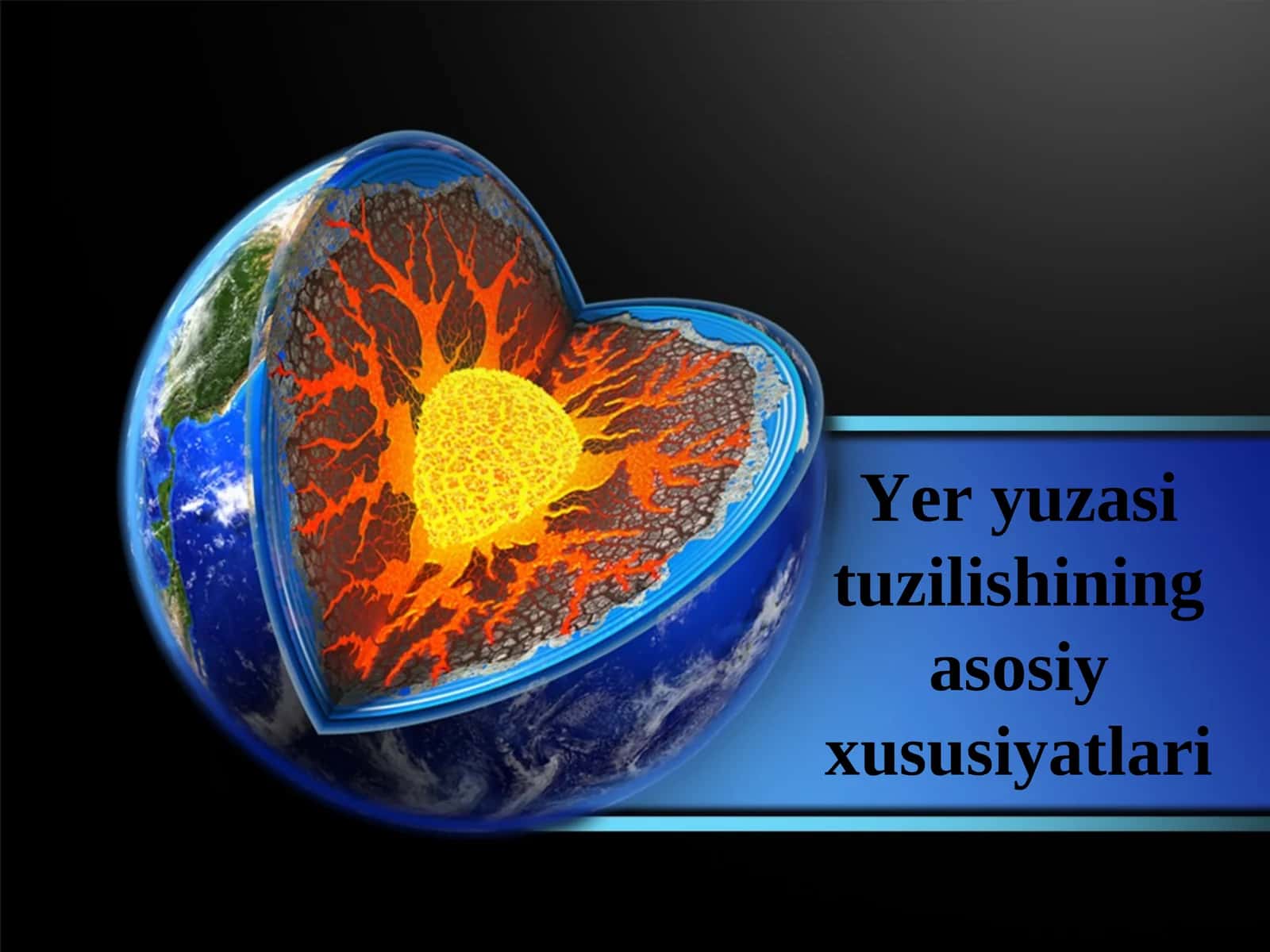 Yer yuzasi tuzilishining asosiy xususiyatlari 1