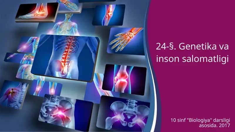 Genetika va inson salomatligi 1