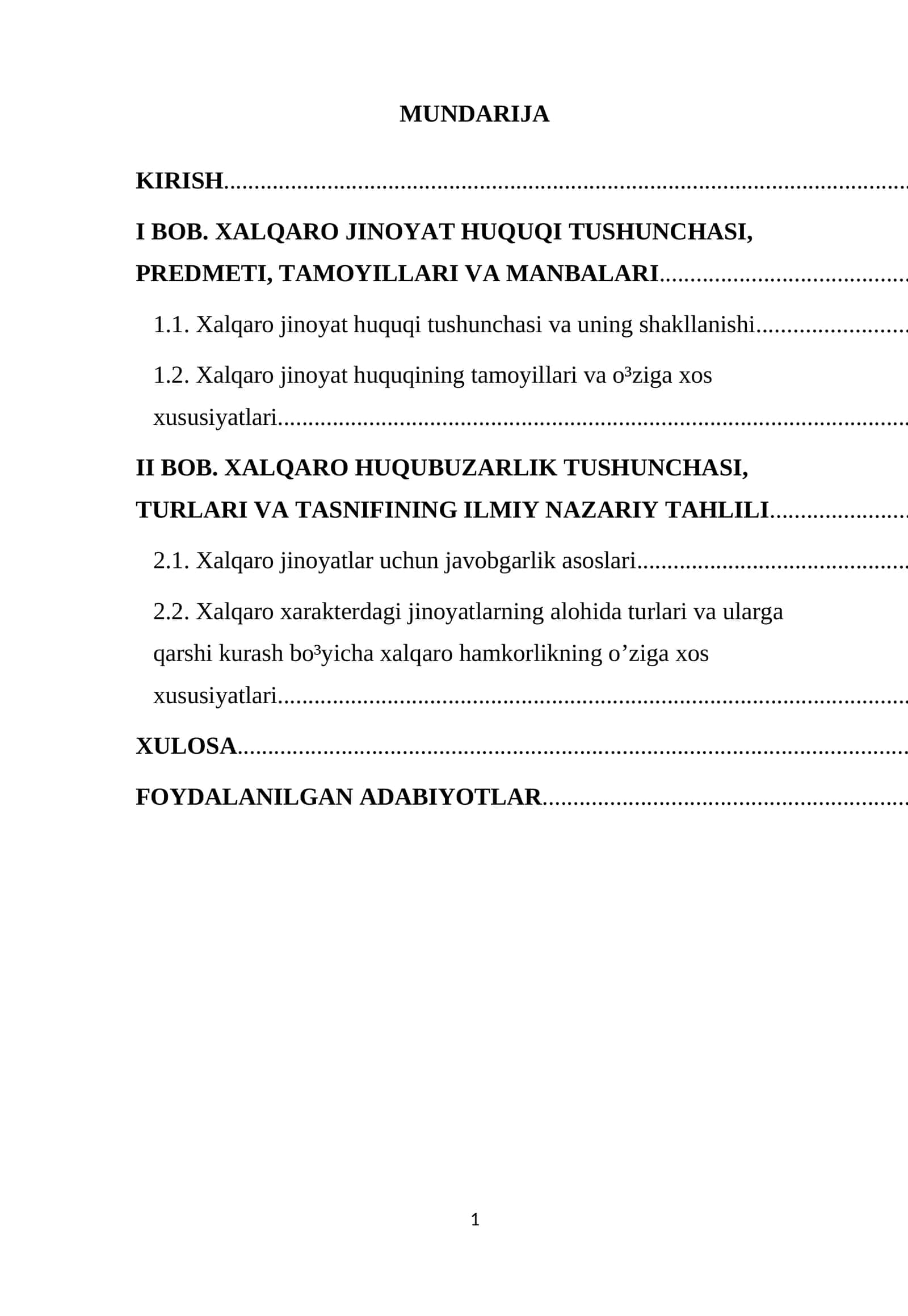Xalqaro jinoyat huquqi 1
