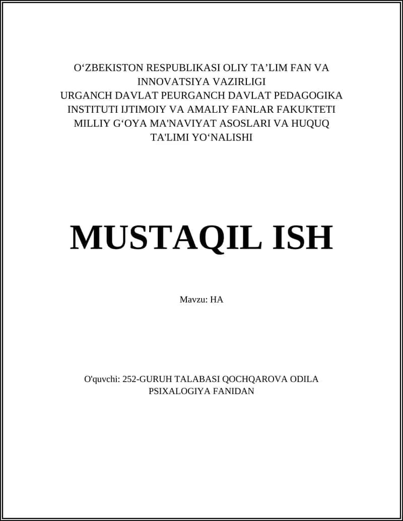 High Availability (Yuqori Mavjudlik) 1