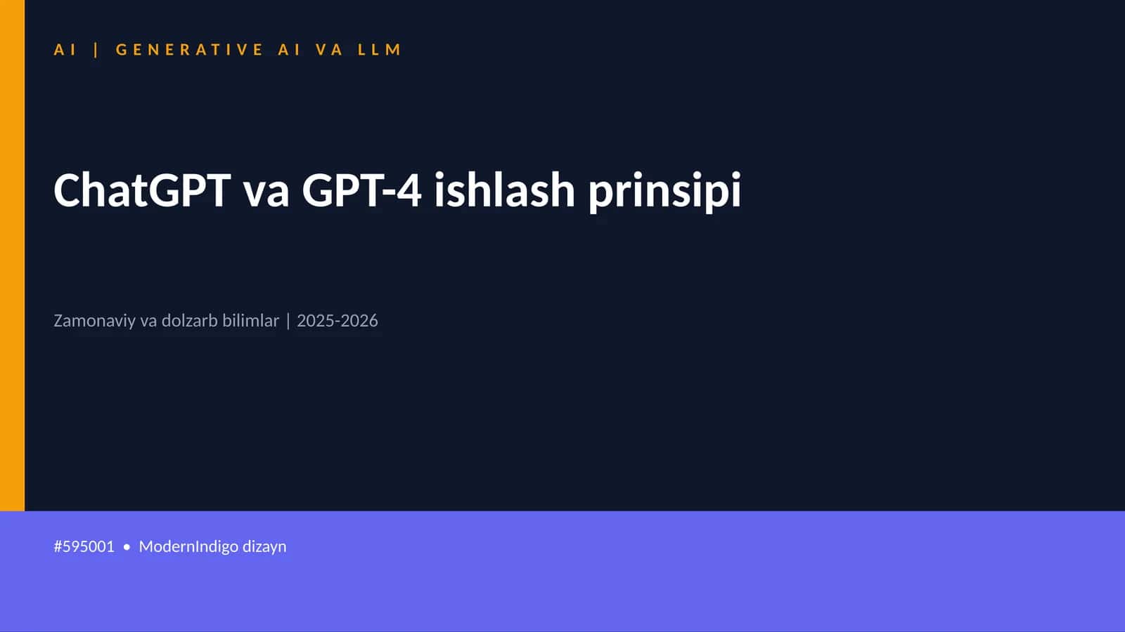 ChatGPT va GPT-4 ishlash prinsipi 1
