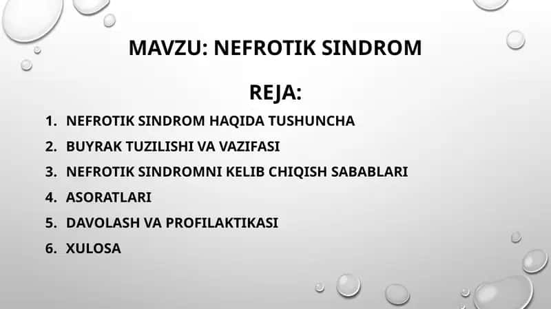 Nefrotik sindrom 1