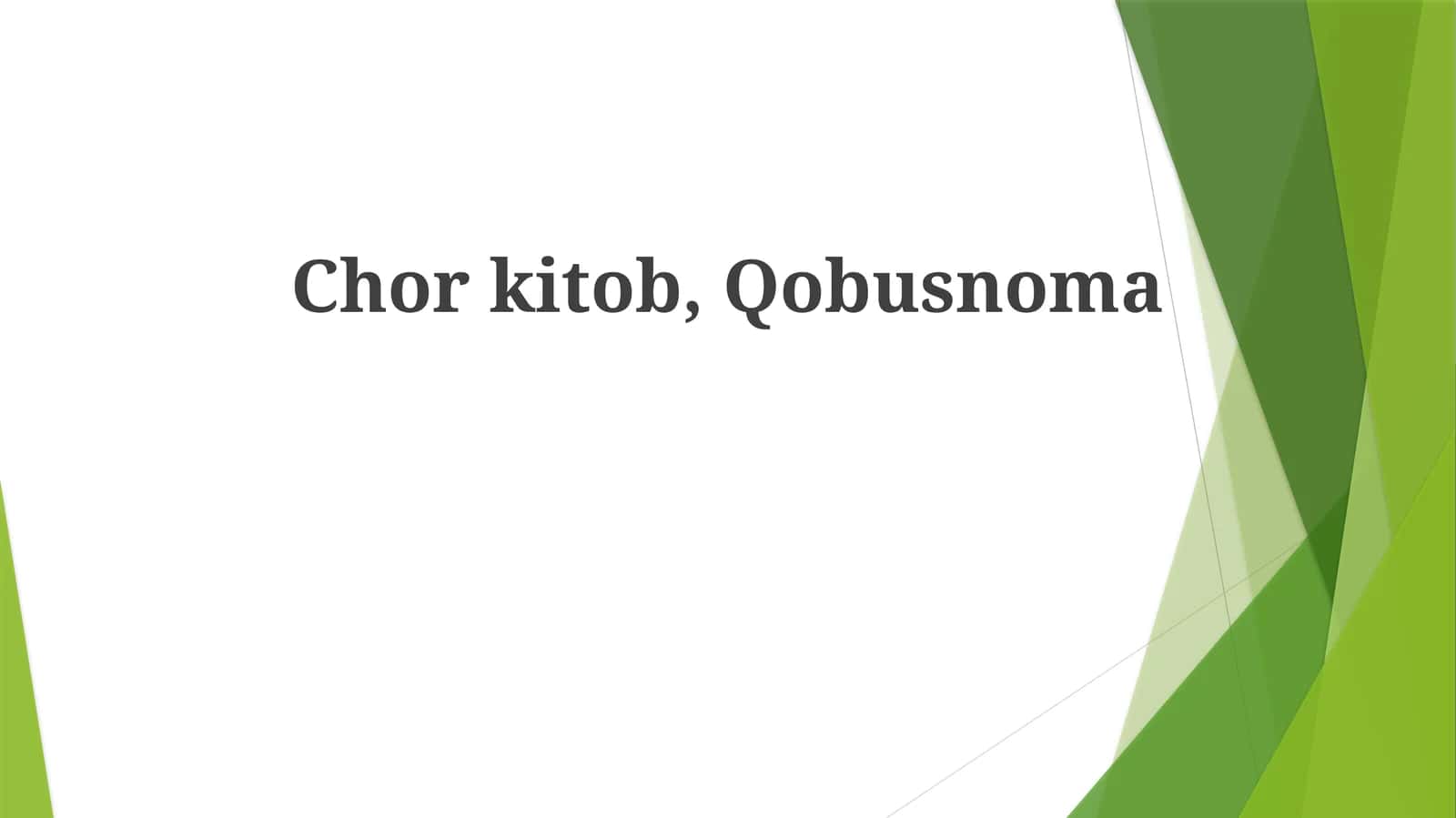 Qobusnoma 1