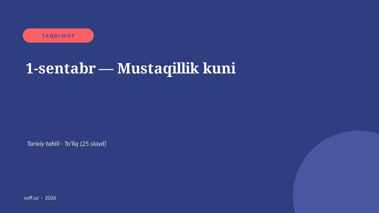 Mustaqillik kuni 1