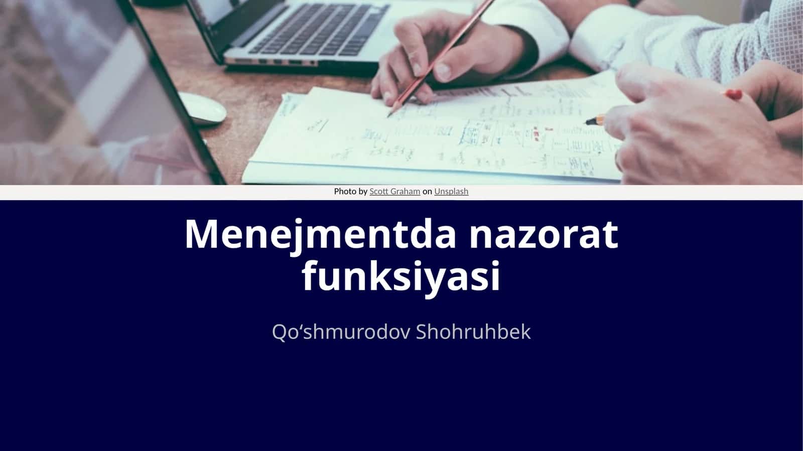 Menejmentda nazorat funksiyasi 1