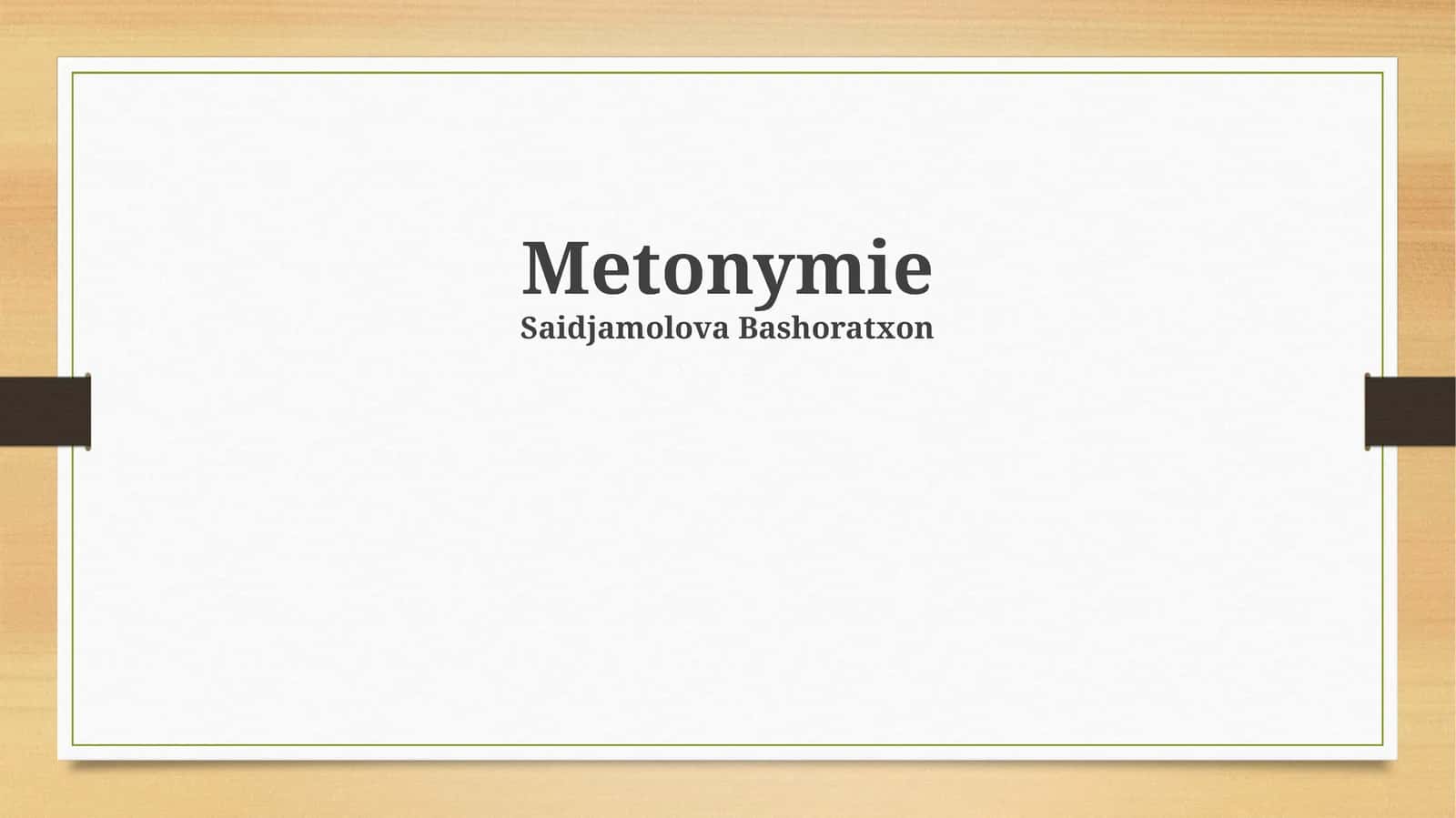 Metonymie 1