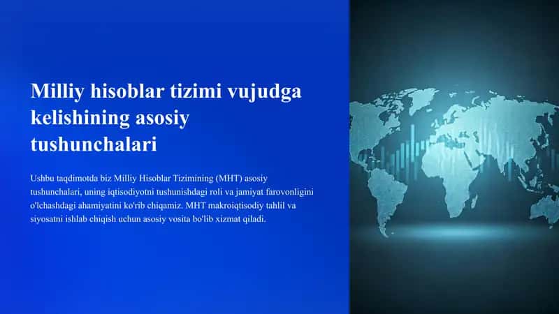 Milliy Hisoblar Tizimi 1